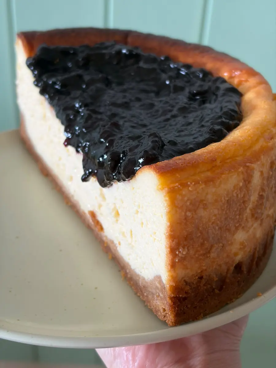 Cheesecake de arándanos